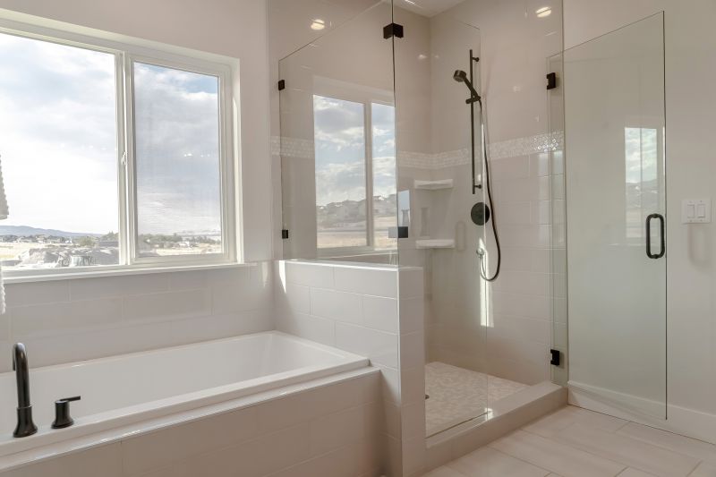 Glass-Panel Bathtub